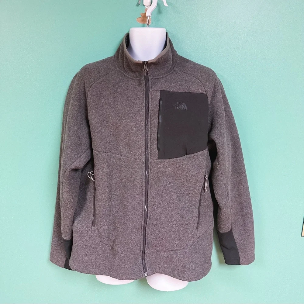 The North Face Gray Lightweight Chimborazo Zip Up Jacket Mens Size L